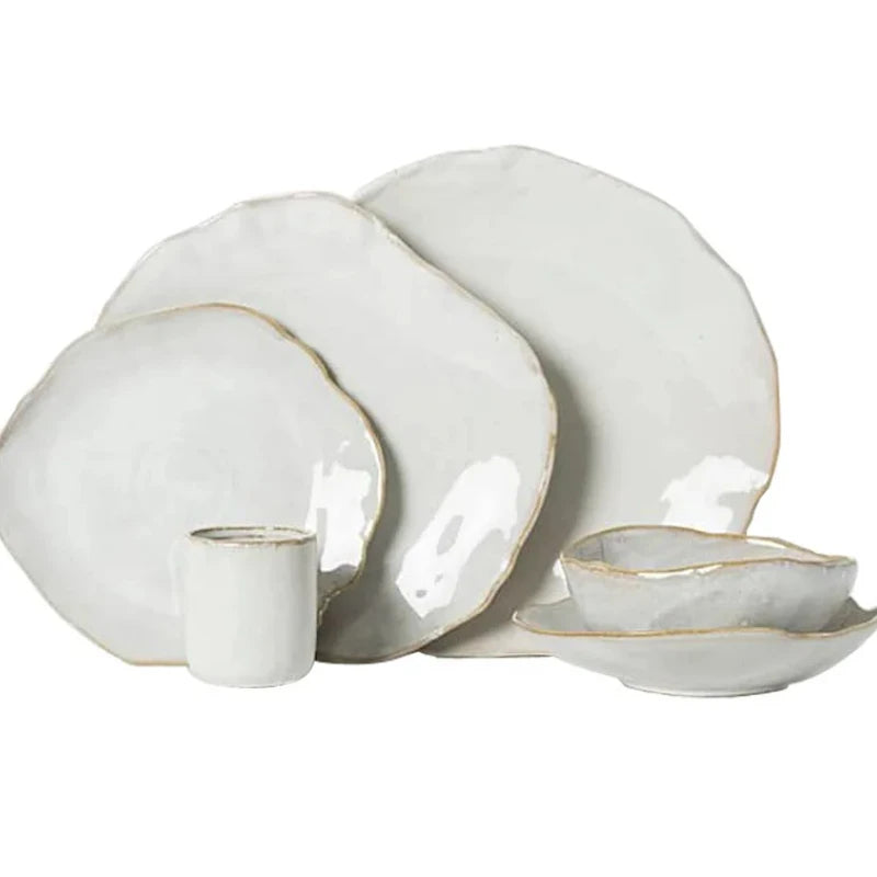 Dinner Plate Set Bowls with Sauce Dishes
