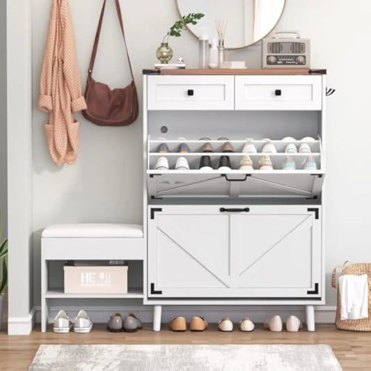 Shoe Cabinet Bench, Deodorizing Shoe Storage Cabinet