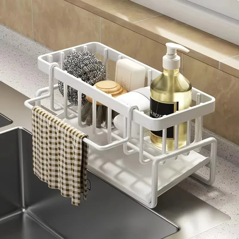 Kitchen Sink Storage Shelf Drainage Rack, Organizer