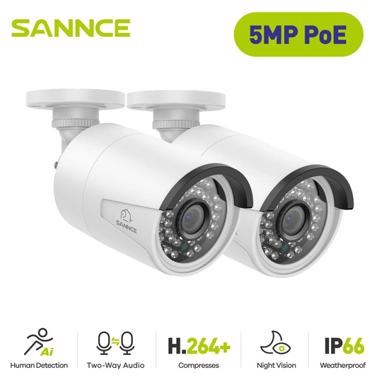 2PCS Ultra HD Camera Outdoor Indoor Protection