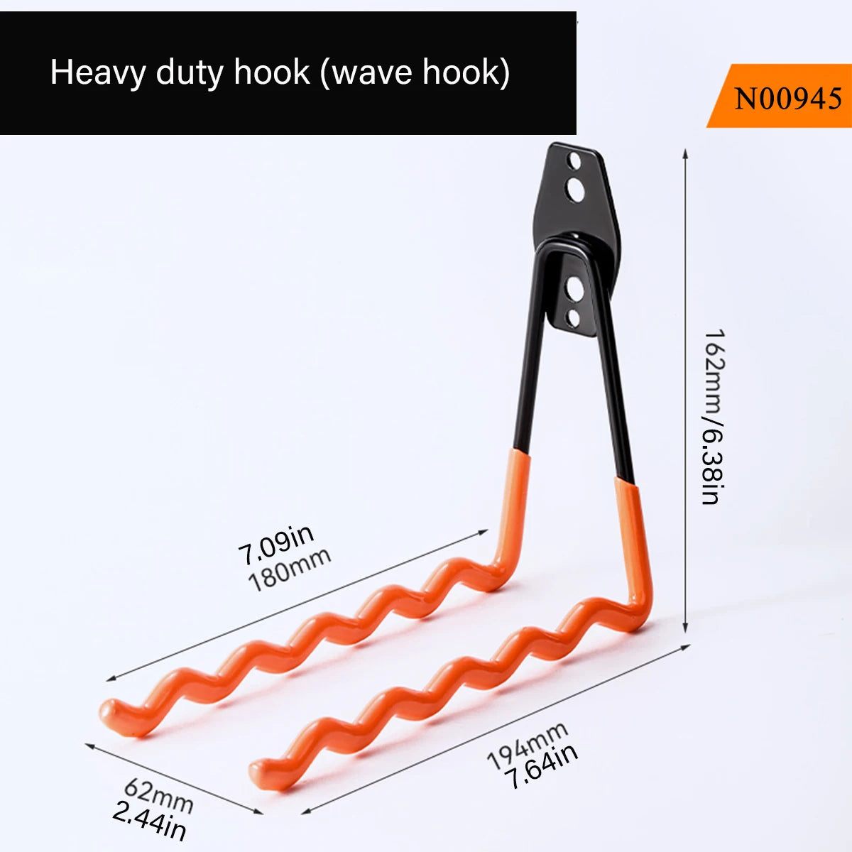 Garage Storage Utility Hook Bike Tool Organizer