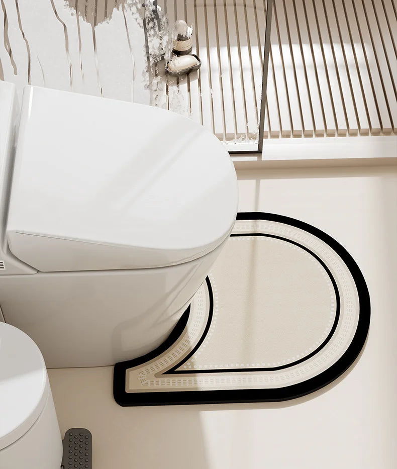 Bathroom floor mat three sets absorbent, non-slip,