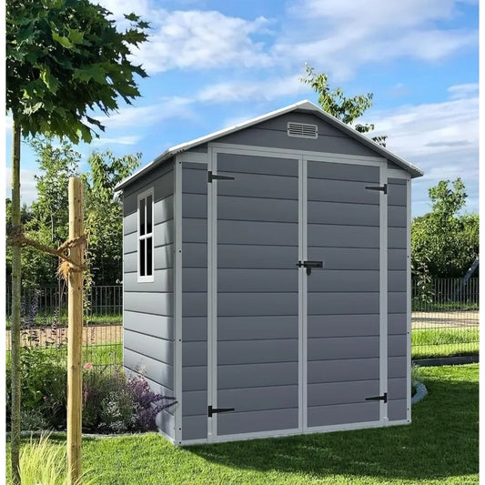 Garden Tool Sheds Lockable Door Patio Backyard