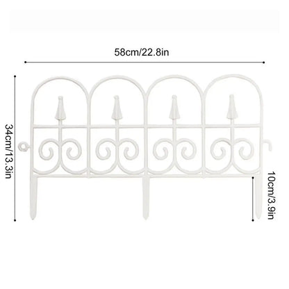 Garden Edging Fence Bendable Plant Lawn Flower