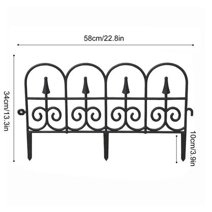 Garden Edging Fence Bendable Plant Lawn Flower