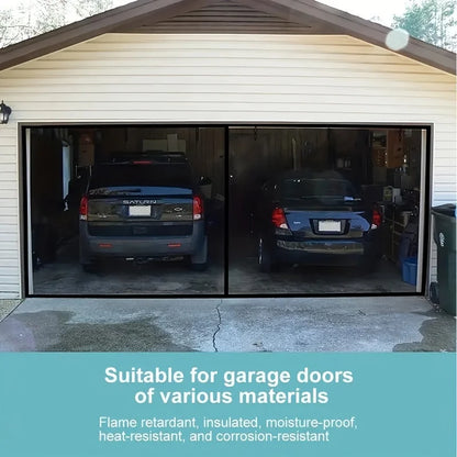 Heavy Duty Garage Door Screen 2 Cars