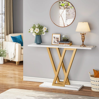 Console Table Industrial Entryway Hallway Living Room