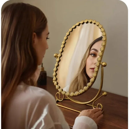 European Desktop Makeup Mirror Vertical High-Definition