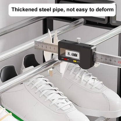 Four-Layer Standing Shoe Rack Organizer Shelf