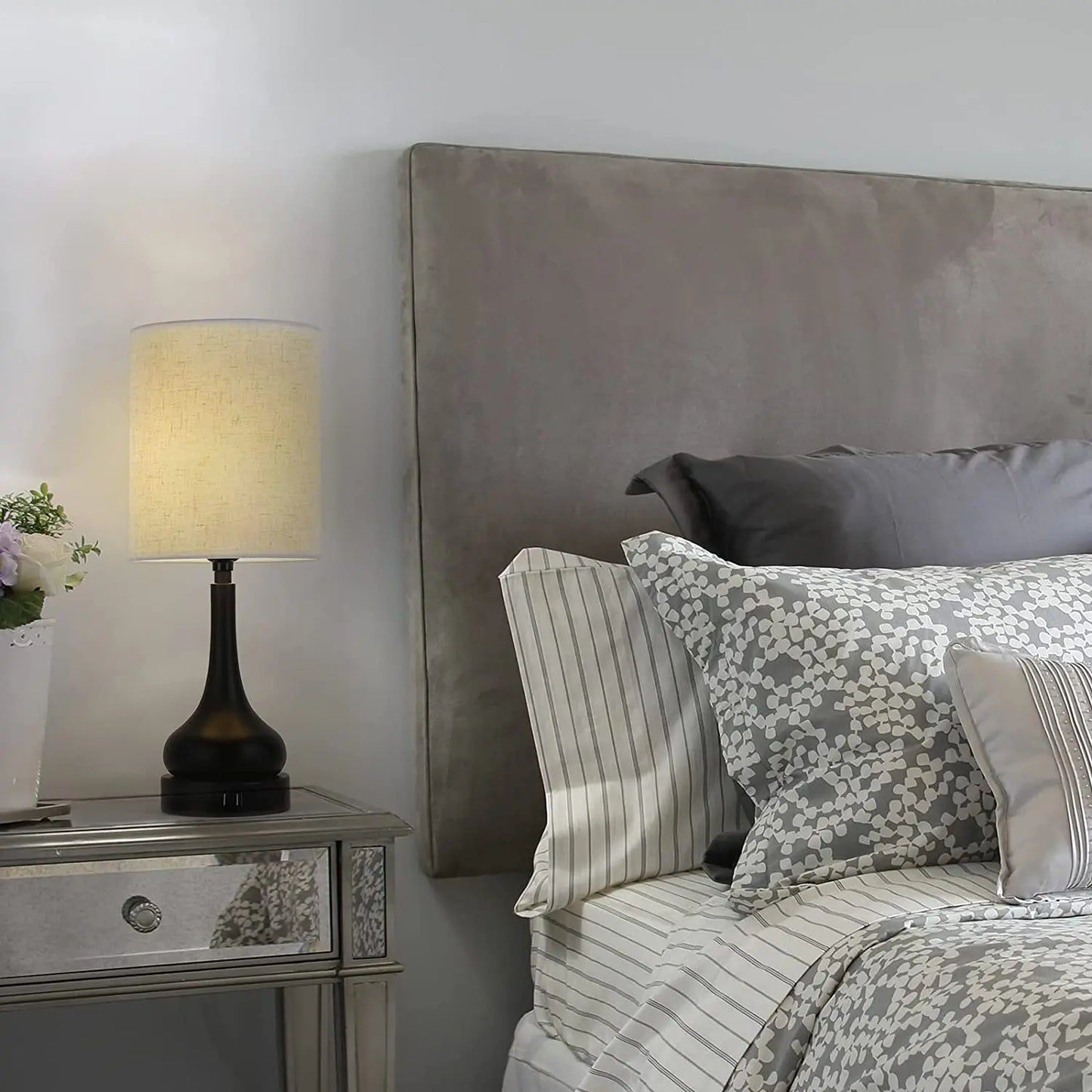 Set of 2 Touch Control Bedside Lamps