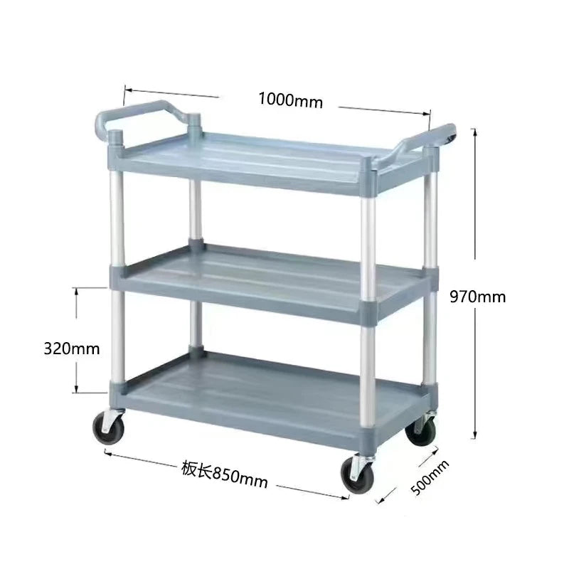 Dining Car Trolley Multi-Function Three-Layer