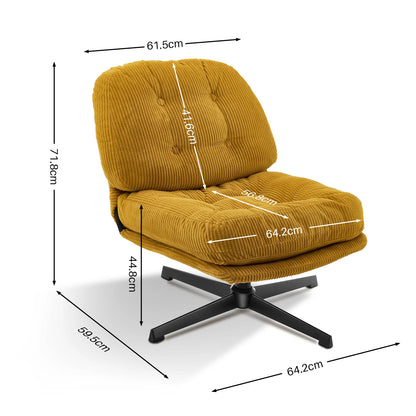 Redlife Modern Swivel Accent Chair with Cushion