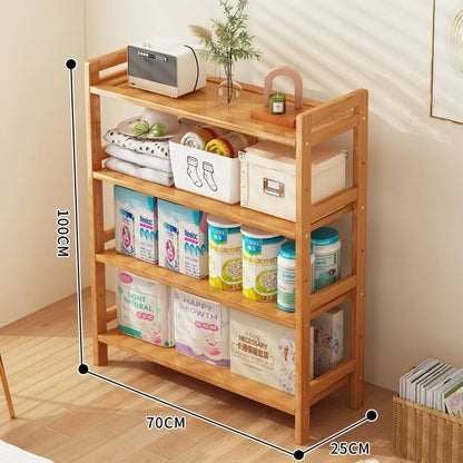 Kitchen shelf, floor standing multi-layer shelf,