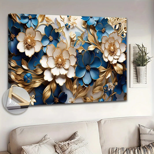 Wall Art Filled with Floral Symphony Decoration