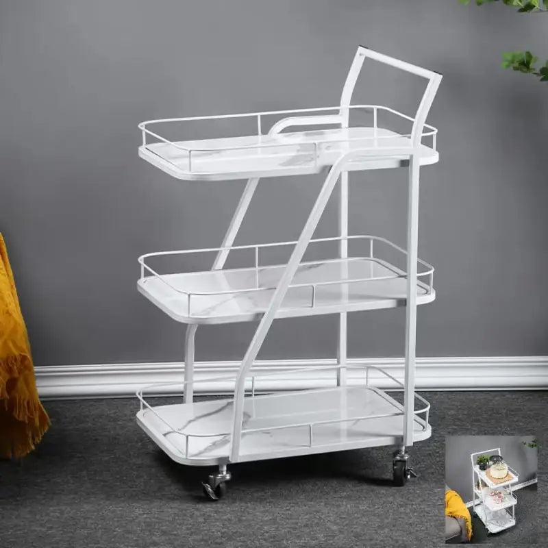 Kitchen Auxiliary Cart Storages Removable Organizers  Drawers