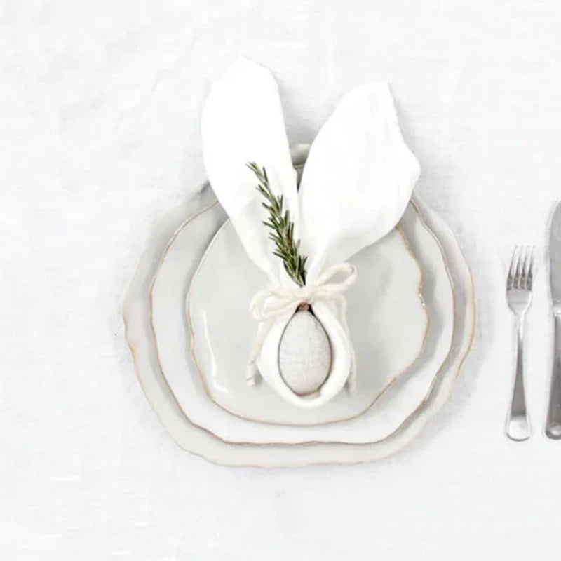 Dinner Plate Set  Bowls with Sauce Dishes