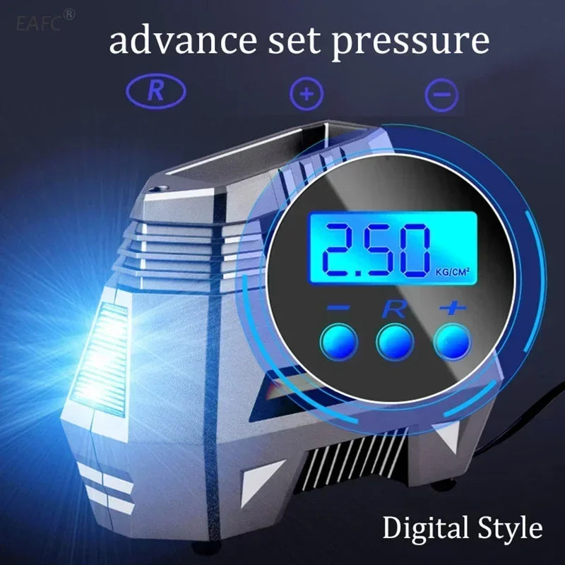 Compressor car Tire Inflator Pump Digital Gauge