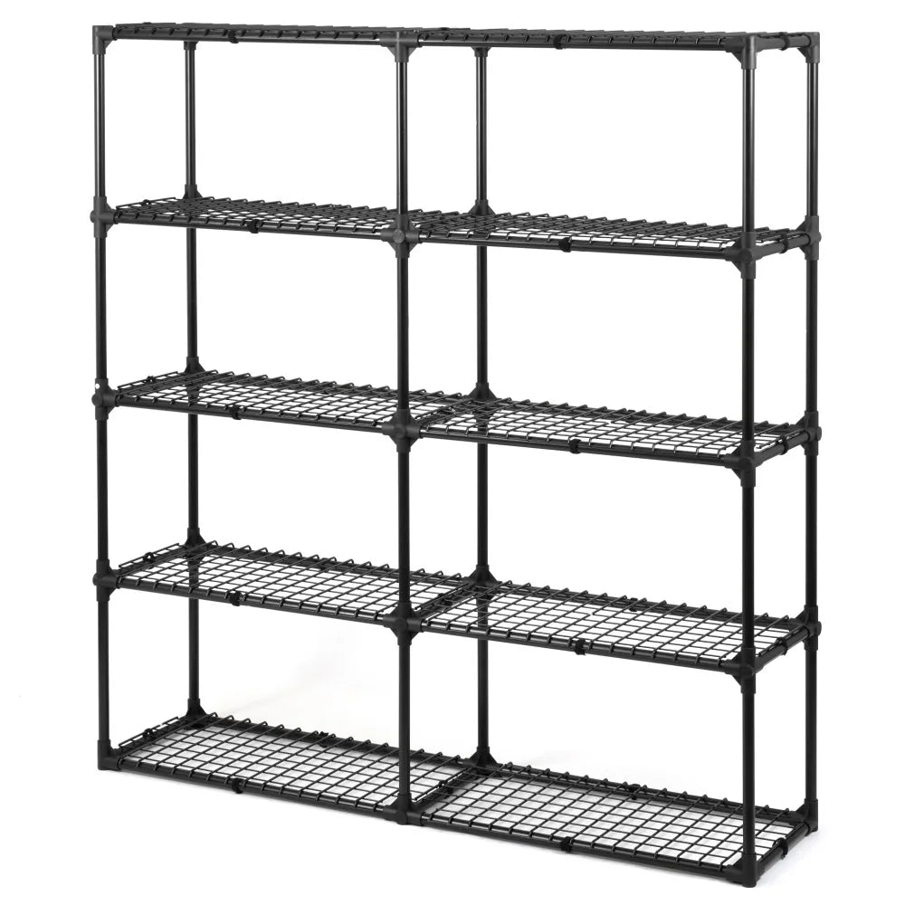 5-Shelf Wire Storage Cover Home Storage (2pack)