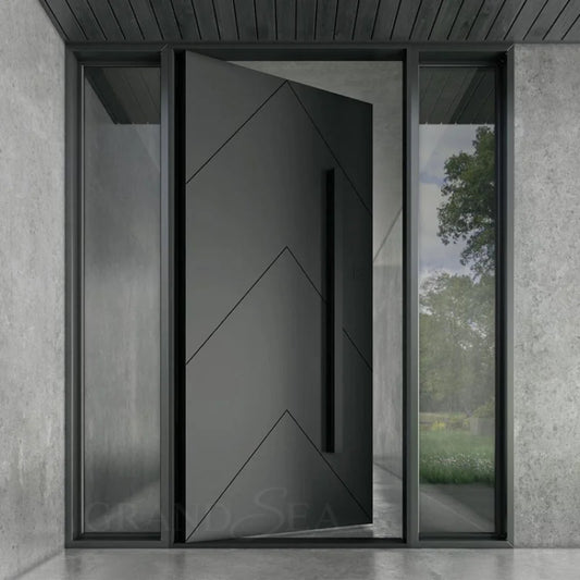 .Good Quality Luxurious Big Front Entry Door