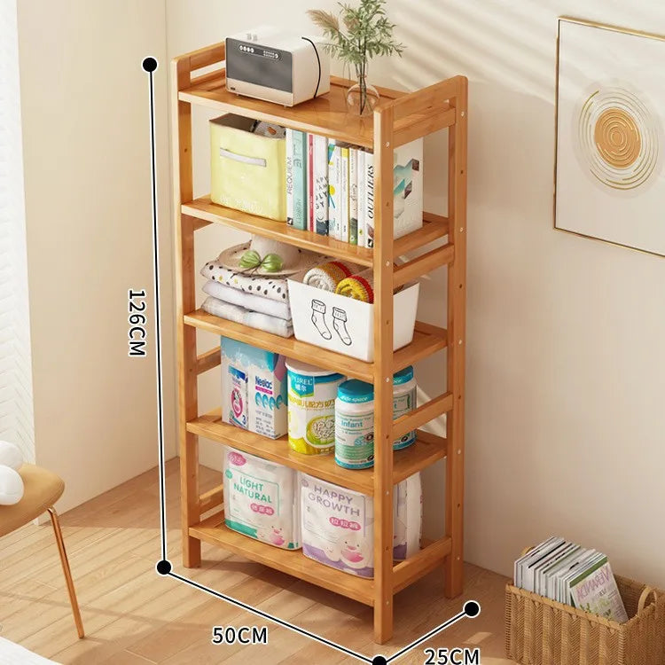 Kitchen shelf, floor standing multi-layer shelf,