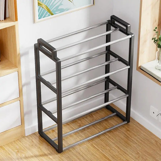 Four-Layer Standing Shoe Rack Organizer Shelf