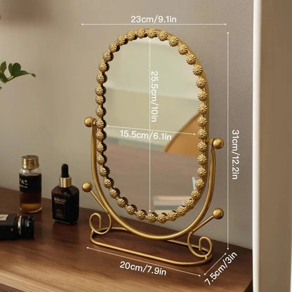 European Desktop Makeup Mirror Vertical High-Definition