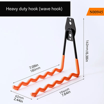 Garage Storage Utility Hook Bike Tool Organizer