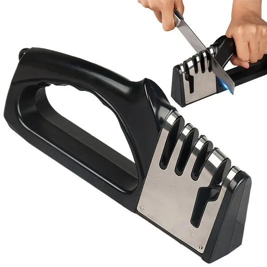 Kitchen 4 Segment Knife Sharpener Multifunctional Portable