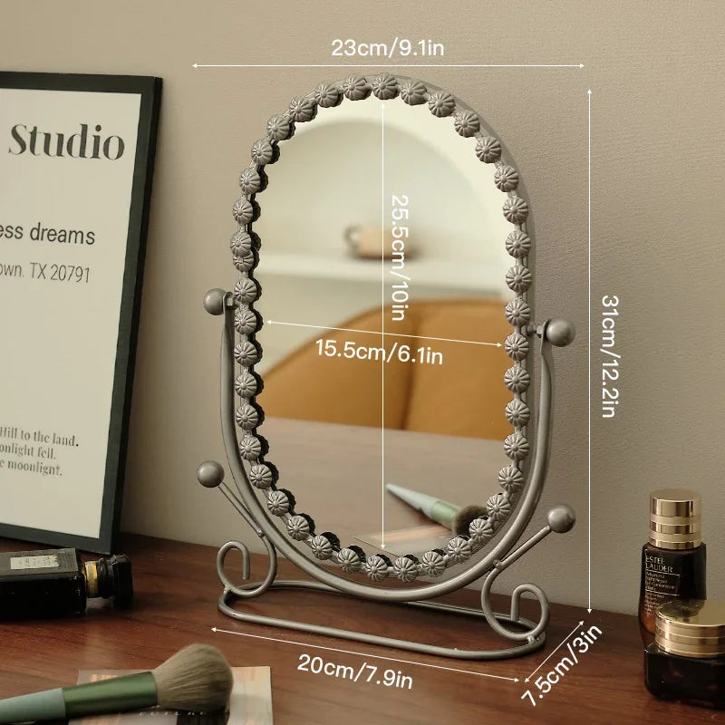European Desktop Makeup Mirror Vertical High-Definition