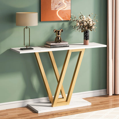 Console Table Industrial Entryway Hallway Living Room