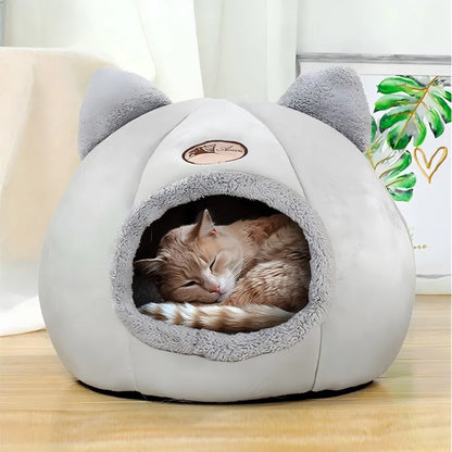 Pet bed with cat ears cat bed  Comfortable and soft