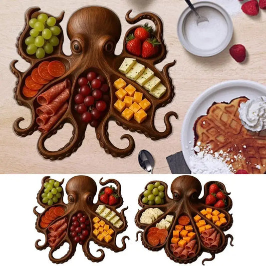 Dinner Plates Charcuterie Board Octopus-Shaped Dinnerware