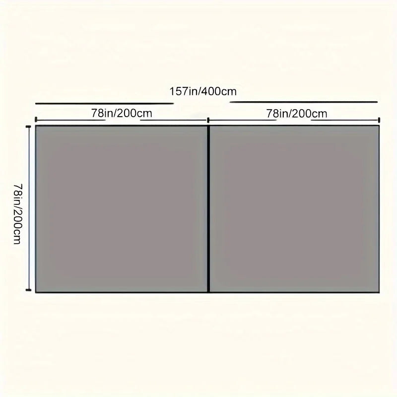 Heavy Duty Garage Door Screen 2 Cars