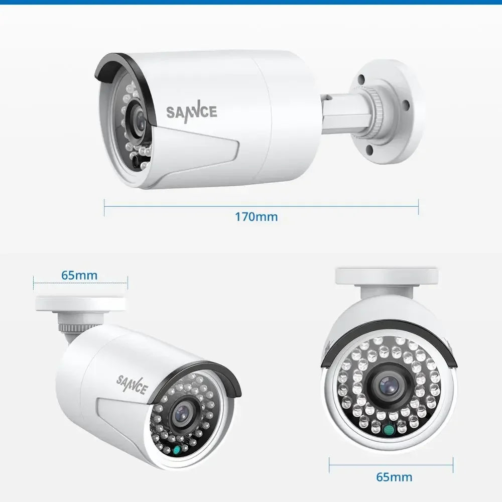 2PCS Ultra HD Camera Outdoor Indoor Protection