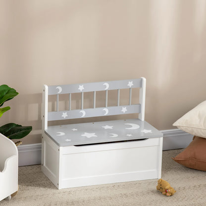 2-IN-1 Toy Chest, Kids Storage Bench