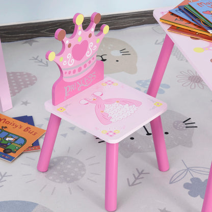 Triple Piece Collection Children's Wood Table Seat