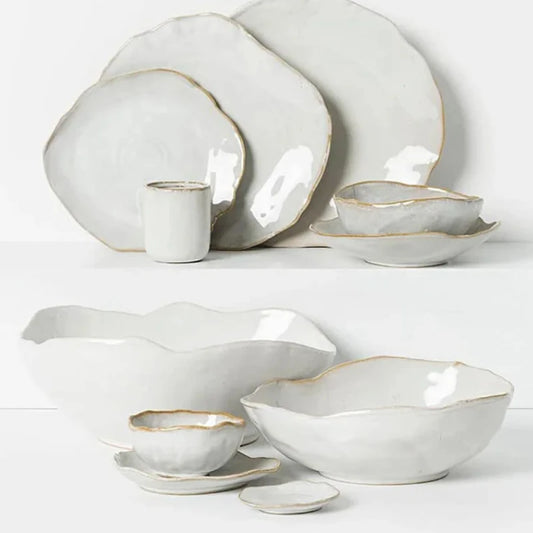 Dinner Plate Set  Bowls with Sauce Dishes