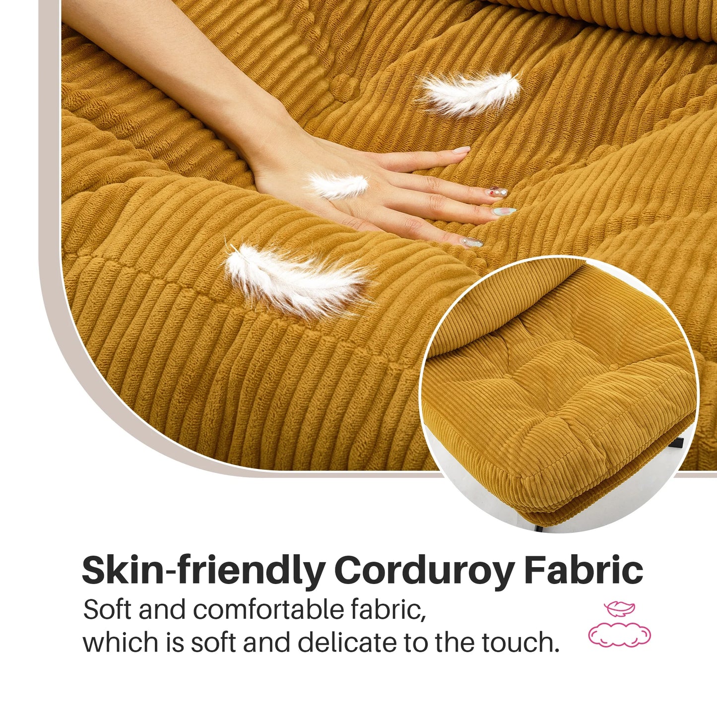 Redlife Modern Swivel Accent Chair with Cushion