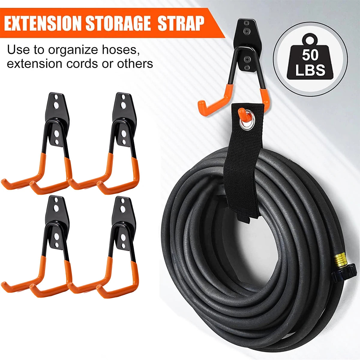 Garage Storage Utility Hook Bike Tool Organizer