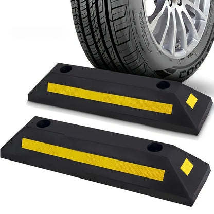 Car Wheel Stopper Durable Rubber Parking Guide